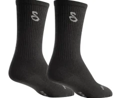 Sockguy 6" Wool Socks (Black) (L/XL)