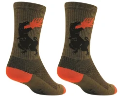Sockguy 6" Wool Socks (Dinosaur) (S/M)