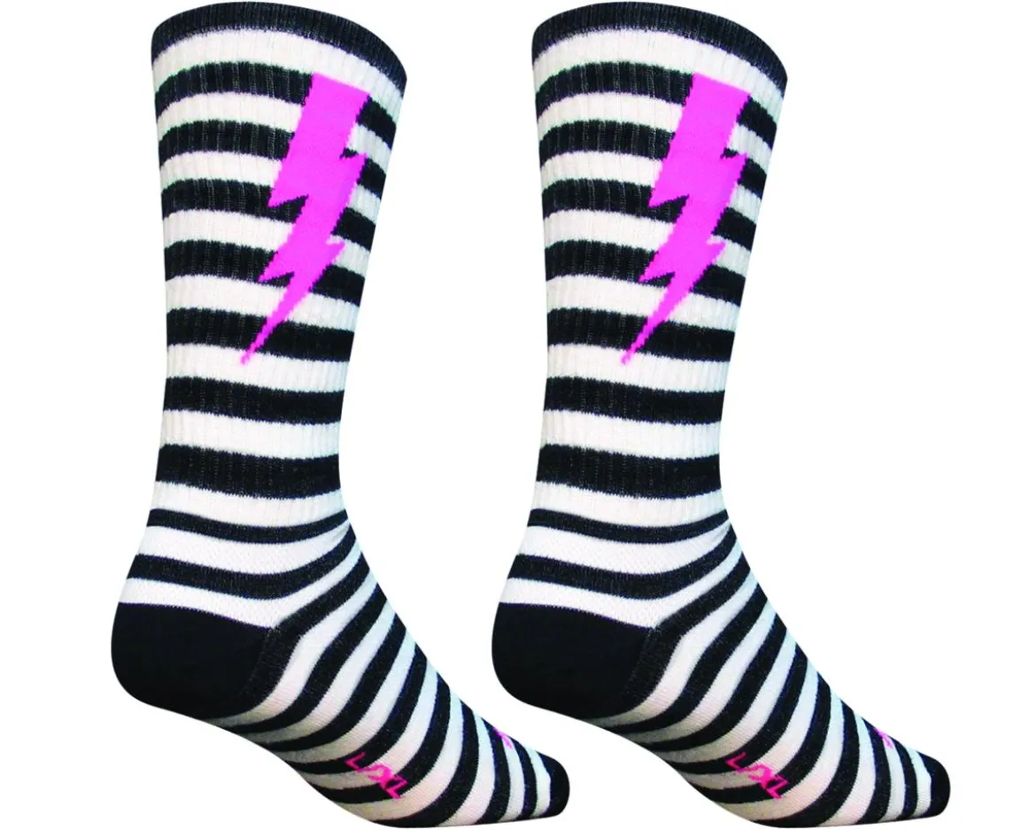 Sockguy 8" Wool Socks (Lightning) (L/XL)