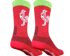 Sockguy 6" Wool Socks (Sriracha) (S/M)
