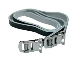 Soma Classic Leather Single Toe Straps (Black) (Pair)
