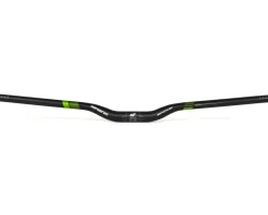 Spank SPIKE 800 Vibrocore Mountain Bike Handlebar (Black/Green) (31.8mm) (30mm Rise) (800mm) (4/8° Sweep)