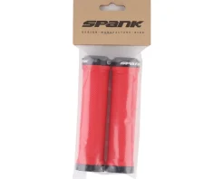 Spank Spoon Lock-On Grips (Red)