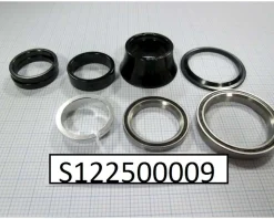 Specialized Allez/Crux Tapered Headset (Black) (1-1/8" to 1.5") (Campy Style) (Steel Bearings) (w/ Alloy Spacer Set)