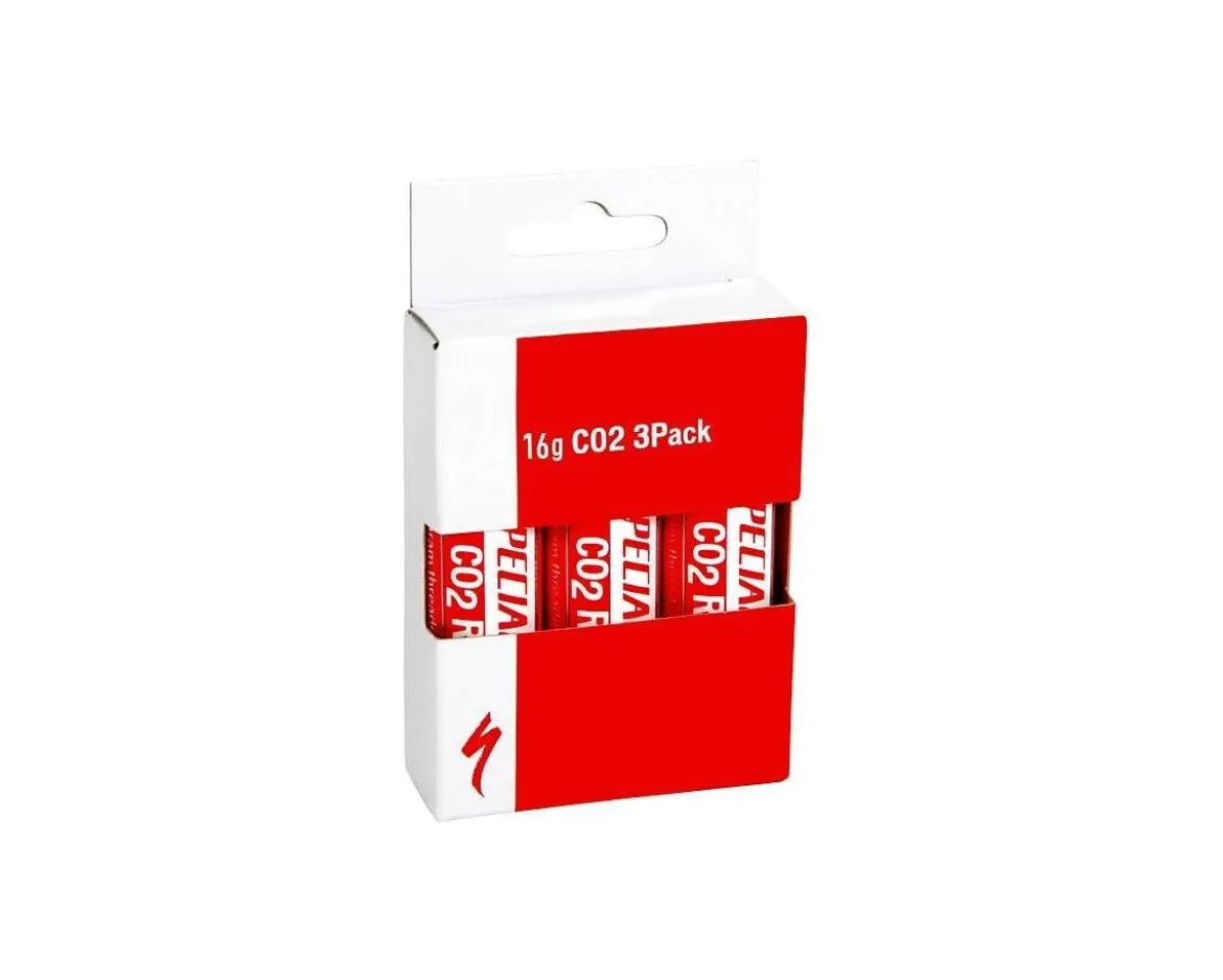 Specialized CO2 Cartridge Pack (Silver) (Threaded) (50 Pack) (16g)
