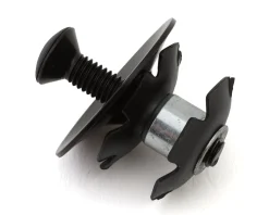 Specialized Concave Alloy Top Cap w/ Star Nut Assembly (Black) (For Alloy Steerers) (1-1/8