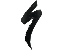 Specialized Headtube Badge (Black) (2018 Tarmac) (70mm) (w/ Adhesive Backing)
