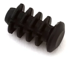Specialized Ribbed Solid Rubber Plug for ICR Entry/Exit Port (Black)