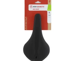 Specialized Rivo Sport Saddle (Black) (Chromoly Rails) (155mm)