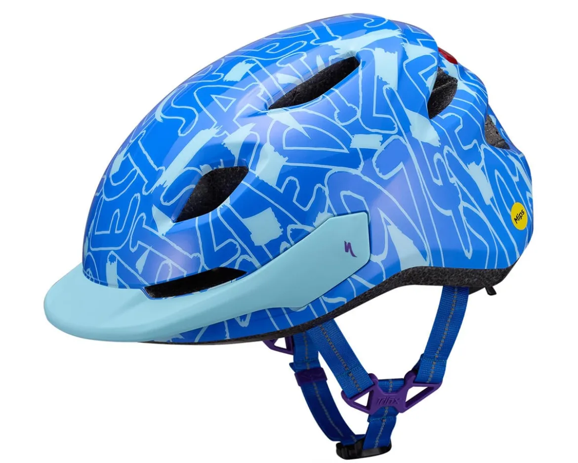 Specialized Shuffle 2 LED Child Helmet (Sky Blue Graphic) (Universal Child)