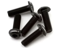 Specialized S-Works Alloy Water Bottle Cage Bolts (Black) (5 Pack)