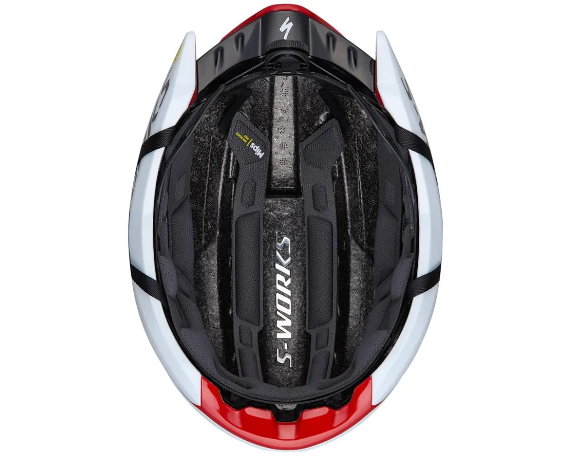Specialized S-Works Evade 4 Road Helmet (White/Red) (S)