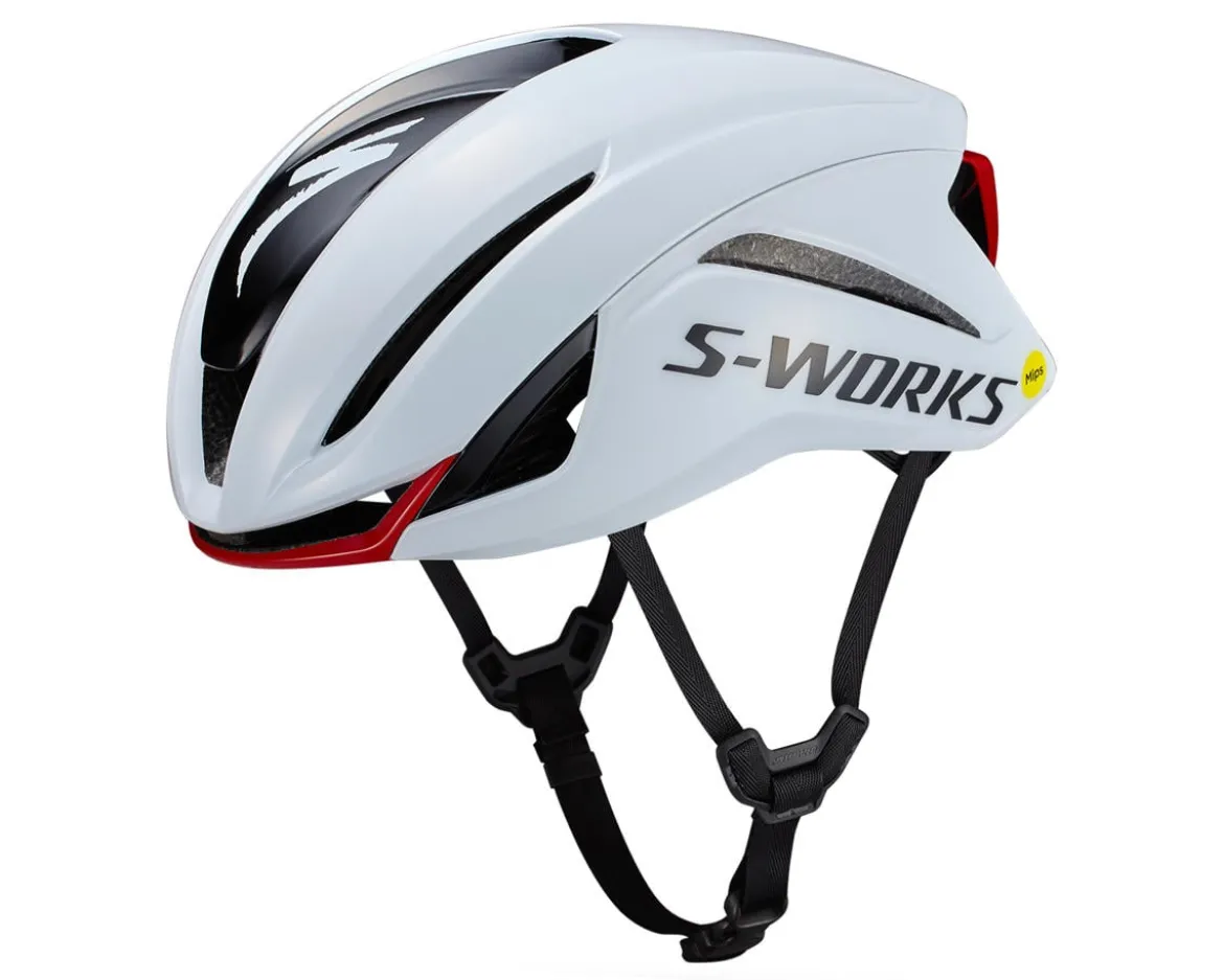 Specialized S-Works Evade 4 Road Helmet (White/Red) (S)