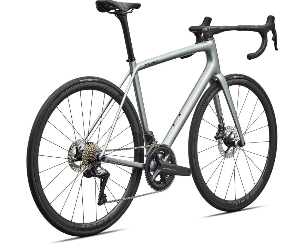 Specialized Aethos 2 Pro (Gloss Shadow Silver/Emerald Metallic) (54cm) (Shimano Di2)