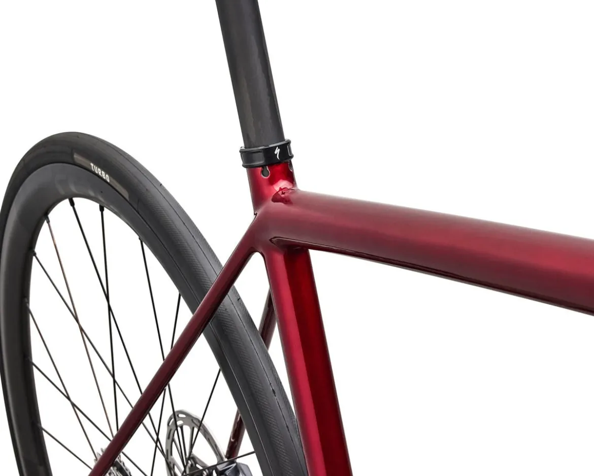 Specialized Aethos 2 Pro (Gloss Red Sky/Chrome) (54cm) (SRAM AXS)