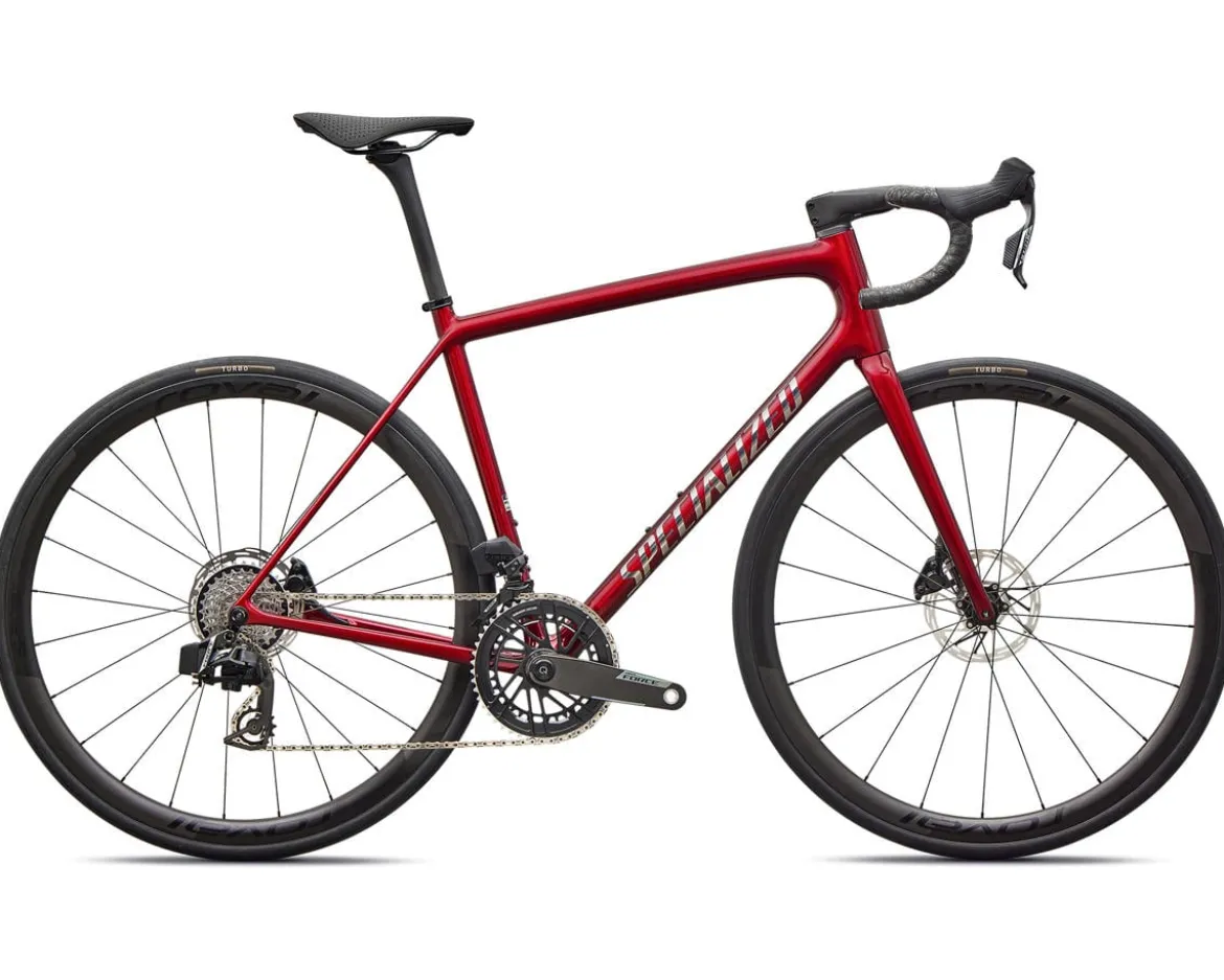 Specialized Aethos 2 Pro (Gloss Red Sky/Chrome) (54cm) (SRAM AXS)