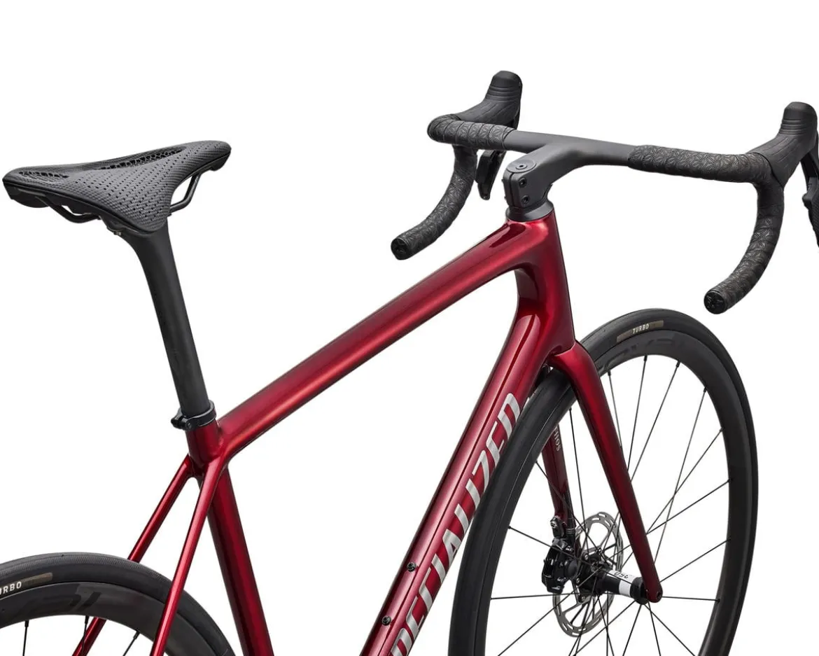 Specialized Aethos 2 Pro (Gloss Red Sky/Chrome) (54cm) (SRAM AXS)