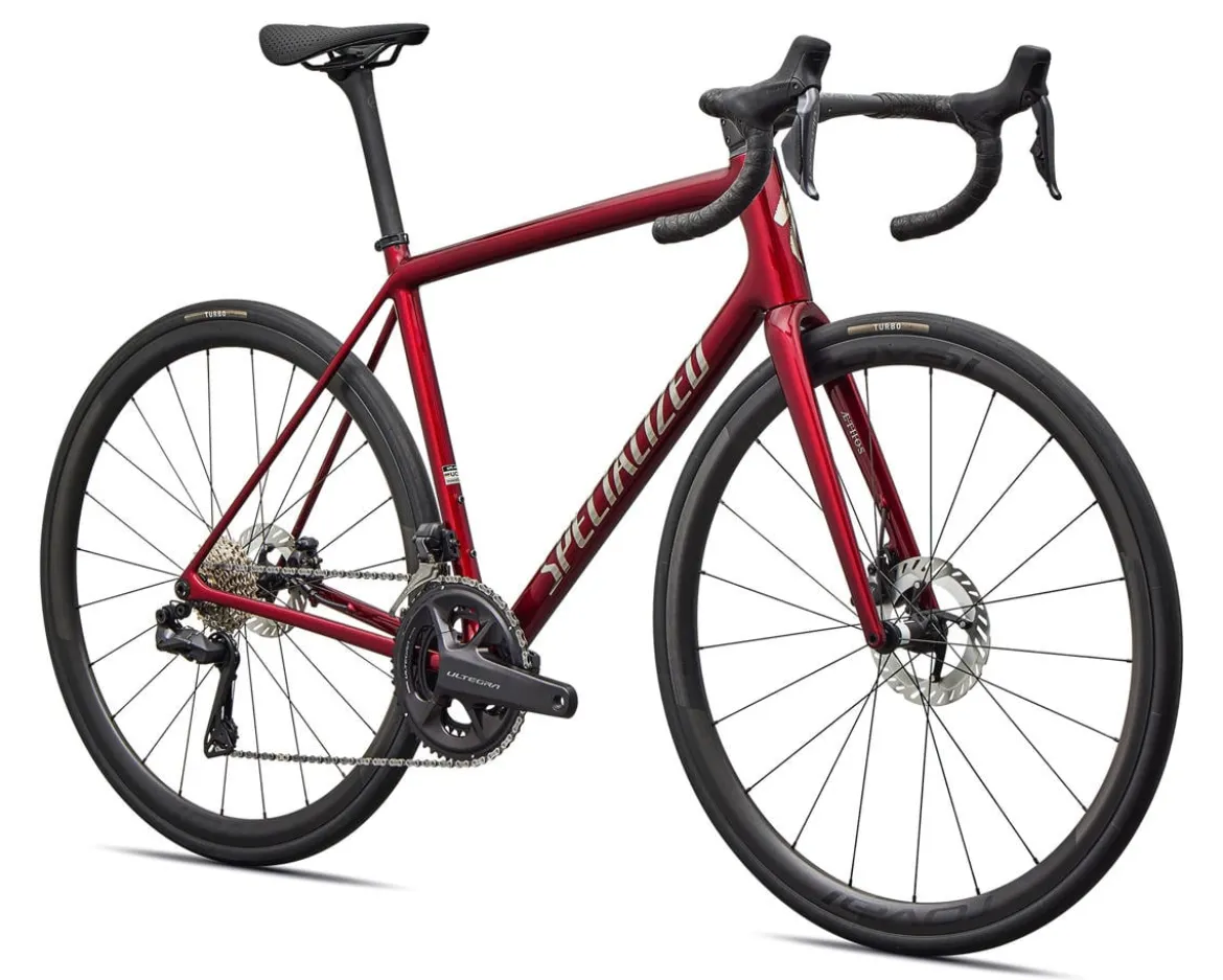 Specialized Aethos 2 Pro (Gloss Red Sky/Chrome) (52cm) (Shimano Di2)