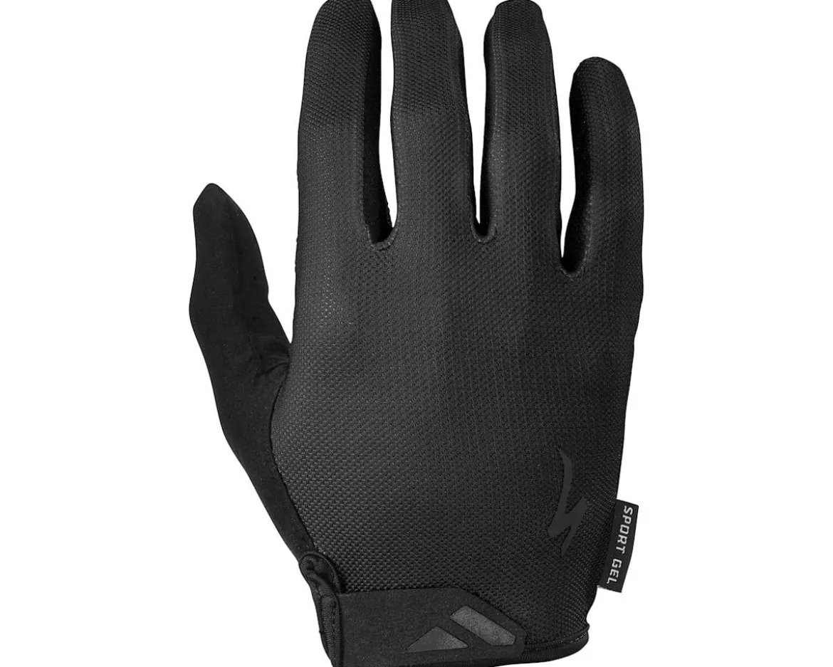 Specialized Body Geometry Sport Gel Long Finger Gloves (Black) (L)