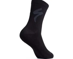 Specialized Cotton Tall Logo Socks (Black) (XL)