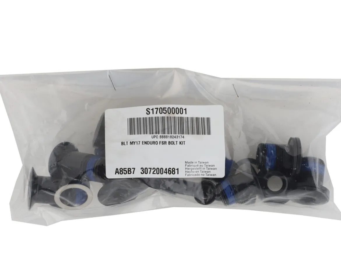 Specialized 2017-19 Enduro Fsr Suspension Pivot Bolt Kit (Black)