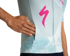 Specialized Foundation Graphic Short Sleeve Jersey (Sea Foam/Rebel Pink) (S)