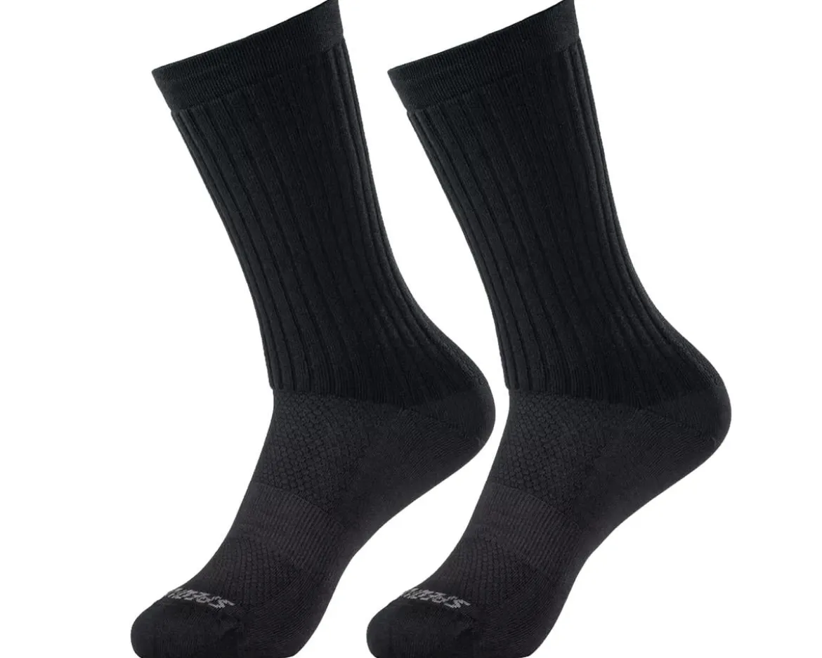 Specialized Hydrogen Aero Tall Road Socks (Black) (S)