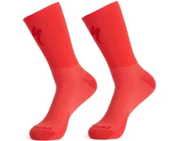 Specialized Knit Tall Socks (Fiery Red/Vivid Red) (S)