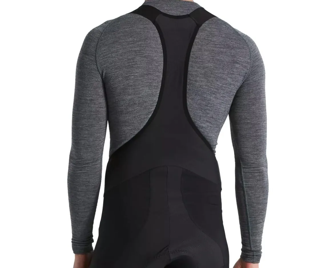 Specialized Men's Merino Seamless Long Sleeve Base Layer (Grey) (S/M)