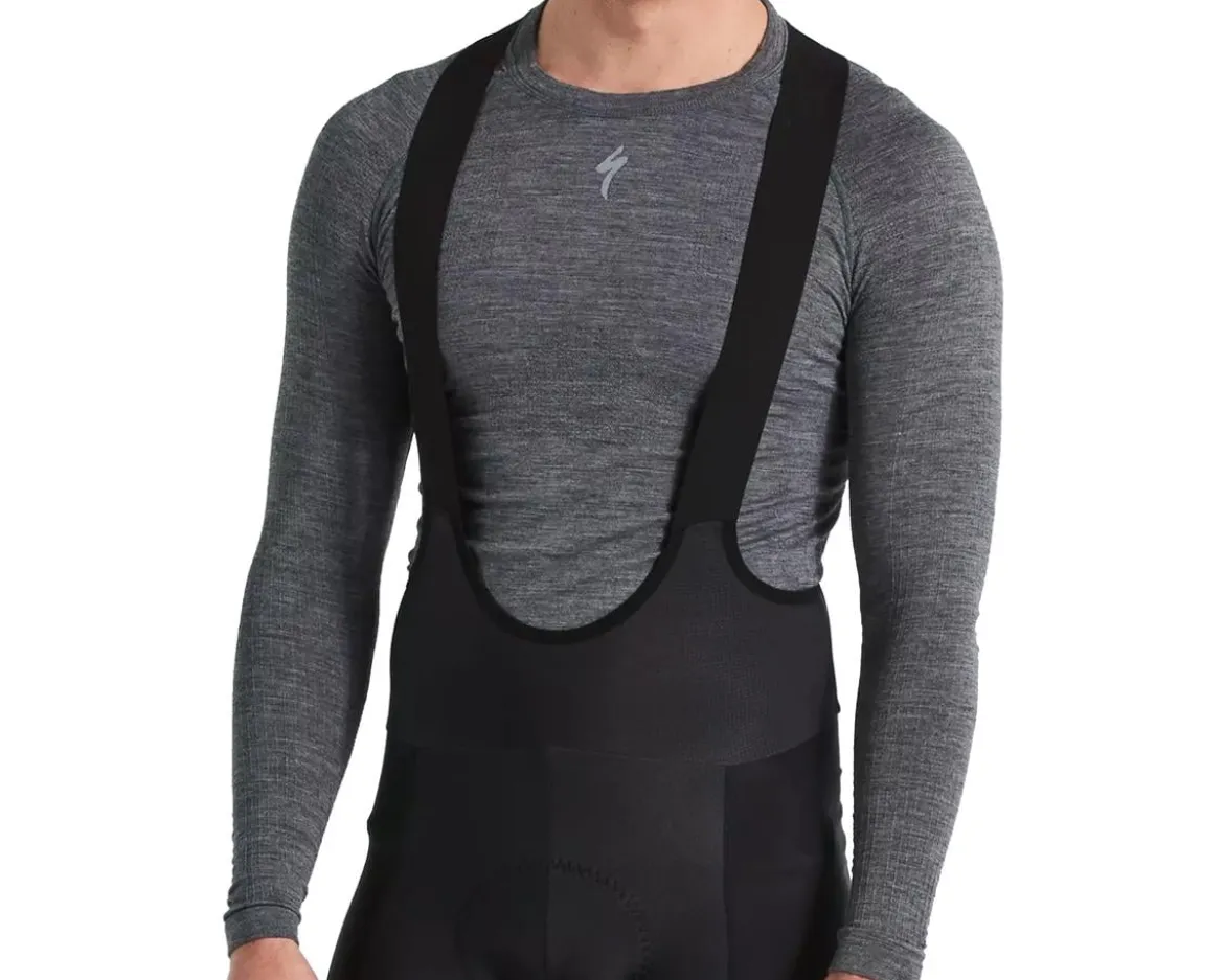 Specialized Men's Merino Seamless Long Sleeve Base Layer (Grey) (S/M)