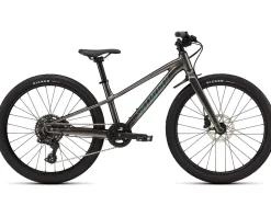 Specialized Riprock 24" Kids Mountain Bike (Gloss Smoke/Fjord Metallic) (24")