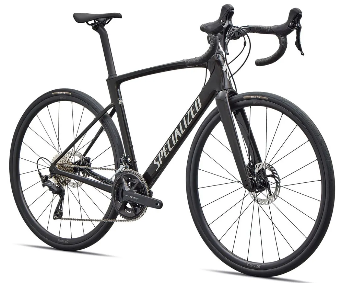 Specialized Roubaix SL8 Sport (Gloss Obsidian Metallic/Dune White) (56cm) (Shimano 105)