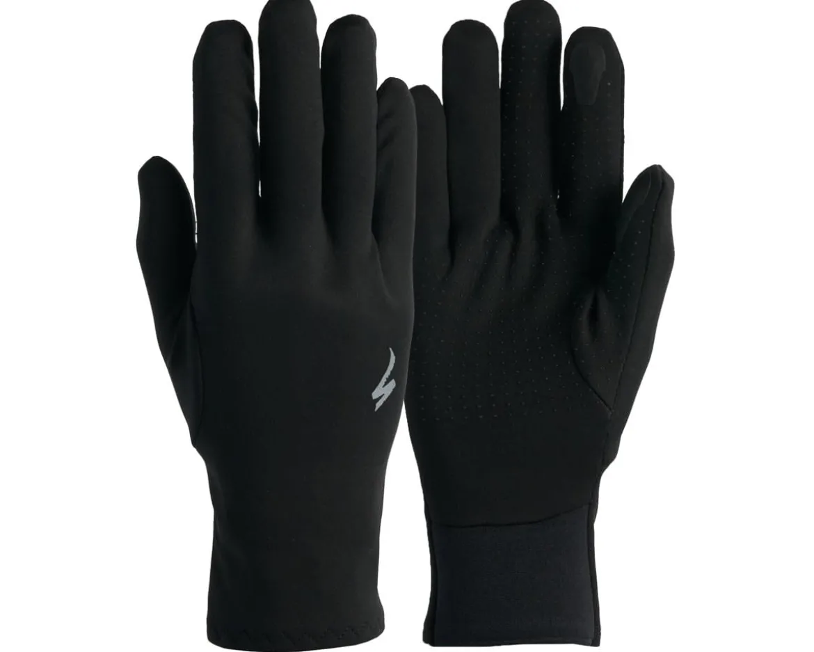 Specialized Softshell Thermal Long Finger Gloves (Black) (S)