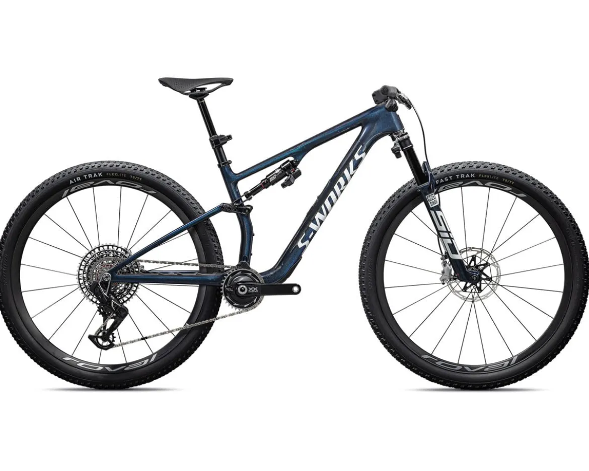 Specialized S-Works Epic 8 (Cyan Pearl/White Silver) (S) (SRAM AXS)
