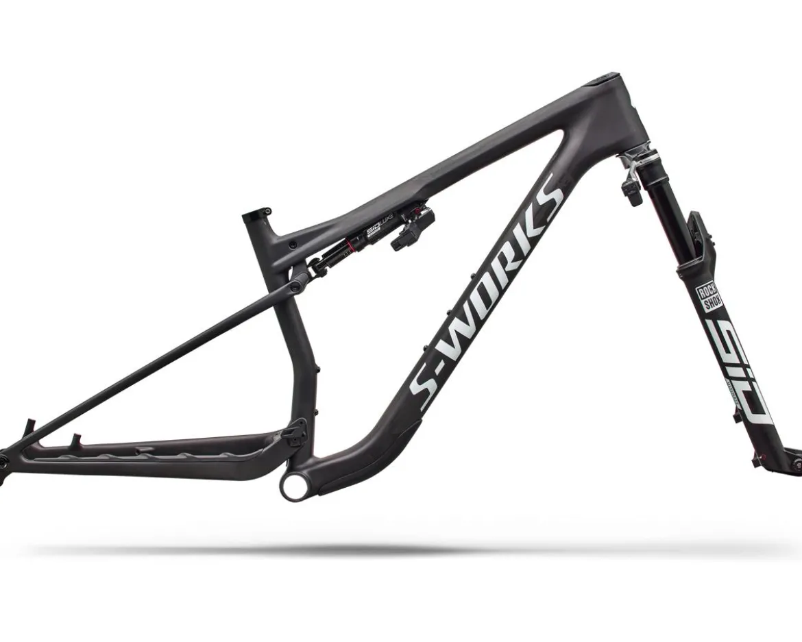 Specialized S-Works Epic 9 Frameset (Satin Carbon/Metallic White Silver) (S)
