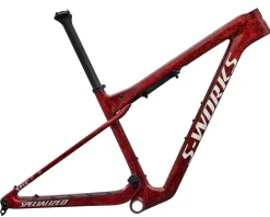 Specialized S-Works Epic World Cup Frameset (Gloss Red/Metallic White Silver) (XS)