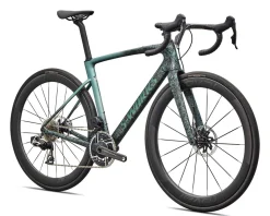 Specialized S-Works Roubaix SL8 (Carbon/Fjord Metallic Dust Dry Impasto Fade) (56cm) (SRAM Red AXS)
