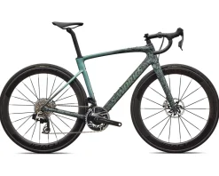 Specialized S-Works Roubaix SL8 (Carbon/Fjord Metallic Dust Dry Impasto Fade) (56cm) (SRAM Red AXS)