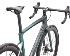 Specialized S-Works Roubaix SL8 (Carbon/Fjord Metallic Dust Dry Impasto Fade) (56cm) (SRAM Red AXS)