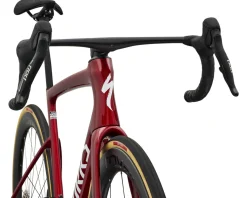 Specialized S-Works Tarmac SL9 (Gloss Ruby/White Silver Metallic) (54cm) (FACT 12r Carbon) (SRAM RED AXS)