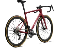 Specialized S-Works Tarmac SL9 (Gloss Ruby/White Silver Metallic) (54cm) (FACT 12r Carbon) (SRAM RED AXS)