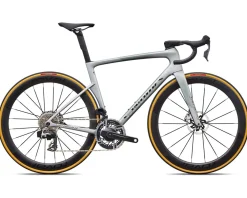 Specialized S-Works Tarmac SL9 (Satin Silver Dust/Gloss Chrome) (54cm) (FACT 12r Carbon) (SRAM RED AXS)