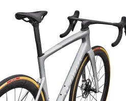 Specialized S-Works Tarmac SL9 (Satin Silver Dust/Gloss Chrome) (54cm) (FACT 12r Carbon) (SRAM RED AXS)