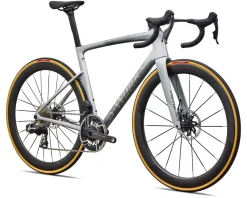 Specialized S-Works Tarmac SL9 (Satin Silver Dust/Gloss Chrome) (54cm) (FACT 12r Carbon) (SRAM RED AXS)