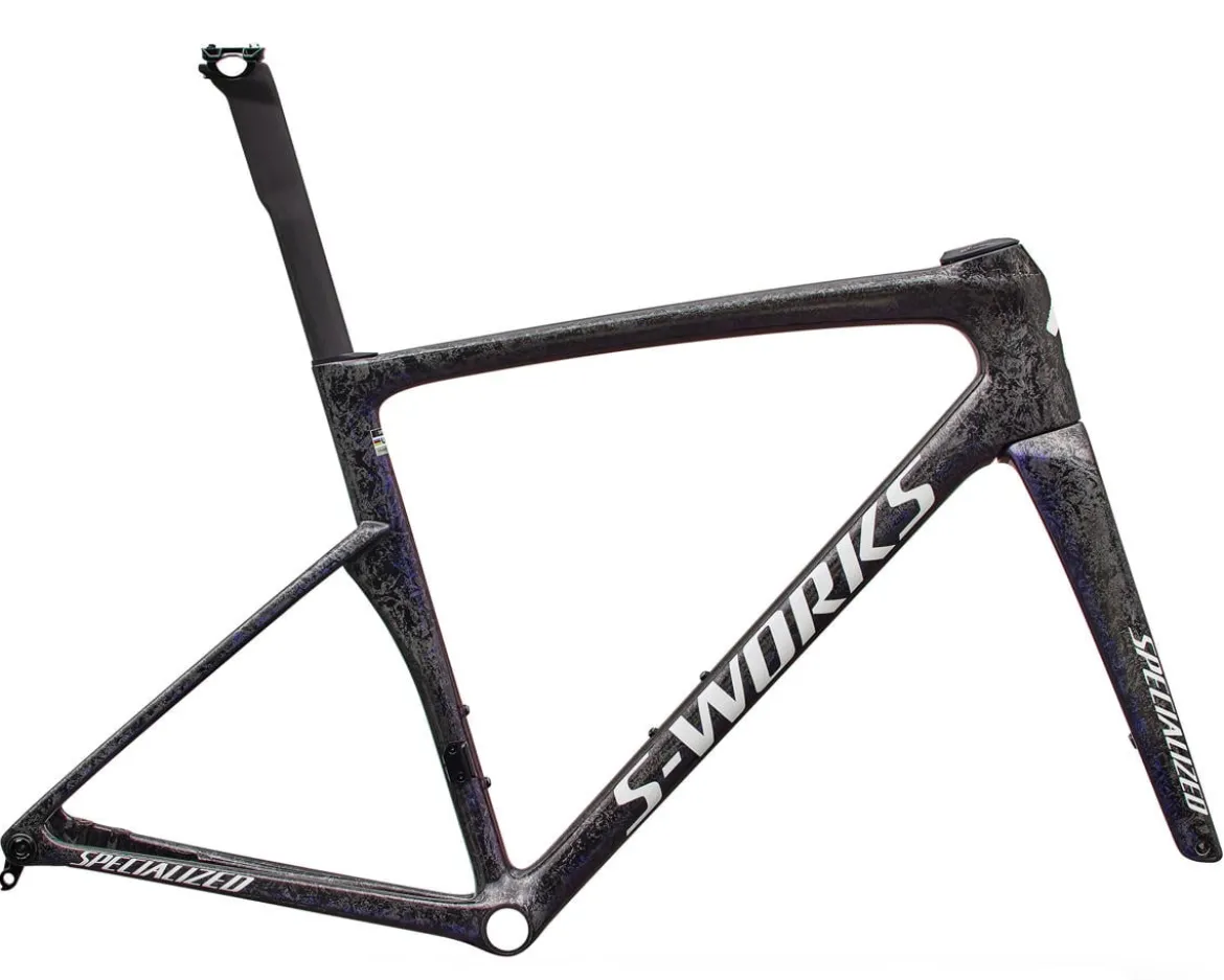 Specialized S-Works Tarmac SL9 Frameset (Gloss Carbon/Red to Blue Pearl/White) (54cm)