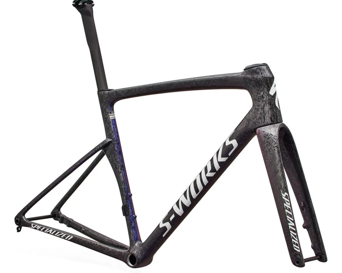 Specialized S-Works Tarmac SL9 Frameset (Gloss Carbon/Red to Blue Pearl/White) (54cm)