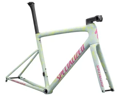 Specialized Tarmac SL8 Frameset (Satin Ion Metallic/Sea Foam Strata/Rebel Pink) (10r)