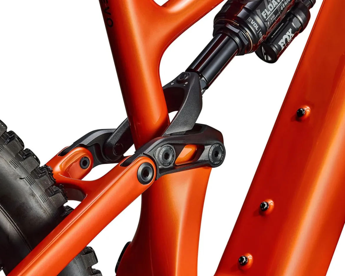 Specialized Turbo Levo 4 Comp Carbon E-Bike (Orange Tint Over Silver/Dark Navy) (S3)
