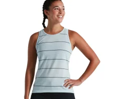 Specialized Women's Drirelease Stripe Tank (Ice Blue) (XS)