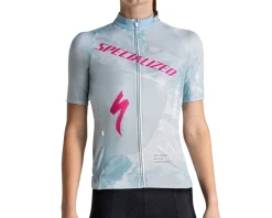 Specialized Women's Foundation Graphic Short Sleeve Jersey (Sea Foam/Rebel Pink) (S)